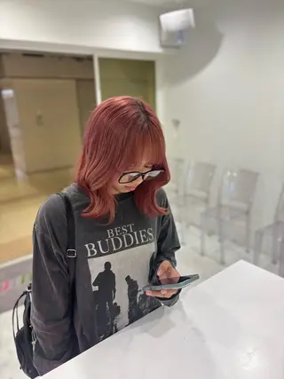 セミロング カラー BREEZE原宿所属・頭身浴ヘッドスパ🌿 艶カラー/ヒロトのエステ・リラクイメージ