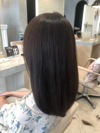 セミロング 森 翼のヘアスタイル