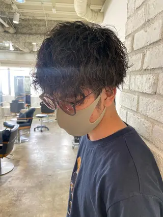 パーマ メンズ 🪽似合わせカラー RENA.🪽🩶のヘアスタイル
