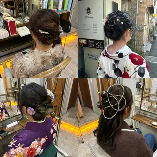 ヘアアレンジ メンズ/ヘアセット/ レイヤーカット/💶のヘアスタイル