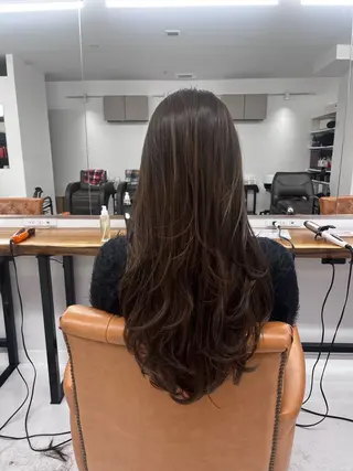 ロング COVO所属・レイヤー/韓国ヘア yunaのヘアスタイル