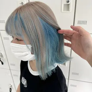 カラー 🪞official THREE 横浜🎀のヘアスタイル