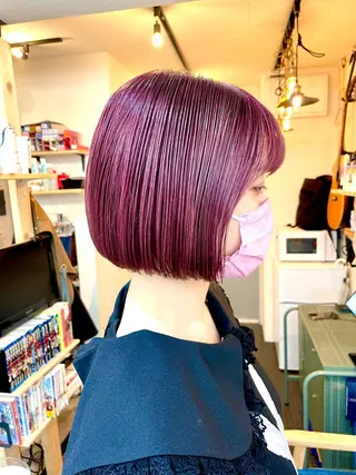 ショート カラー 水素トリートメント/ 髪質改善/ナカノメのヘアスタイル