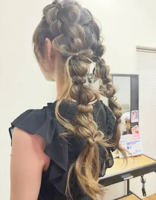 ヘアアレンジ 落合 そらのヘアスタイル