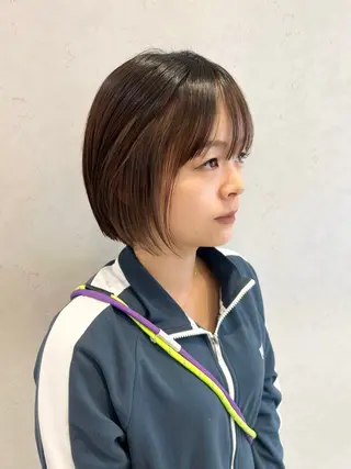 ショート カラー レイヤー/インナー カラー🦋ルイのヘアスタイル