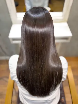 ロング カラー 💗髪質改善💗艶髪 韓国ヘア💗こころのヘアスタイル