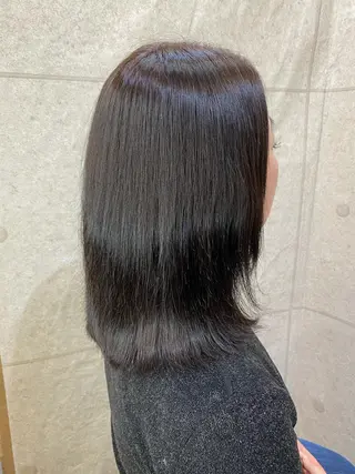 セミロング 長濱 俊のヘアスタイル