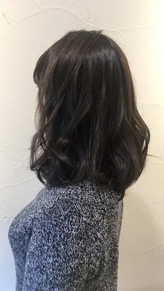 セミロング カラー パーマ ヘアアレンジ G LUX 清水のマツエク・マツパデザイン