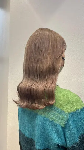 ミディアム カラー s.sweet NACHIKAのヘアスタイル