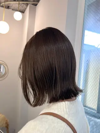 ミディアム 仲川 沙希のヘアスタイル