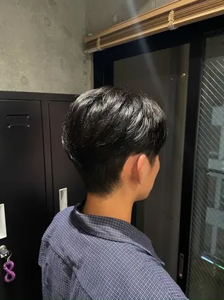 メンズ レイヤー/透けカラー アレンジ/篠崎渚彩のヘアスタイル