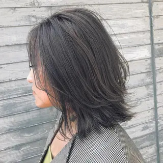 ミディアム カラー THINK SHOP KANTAのヘアスタイル