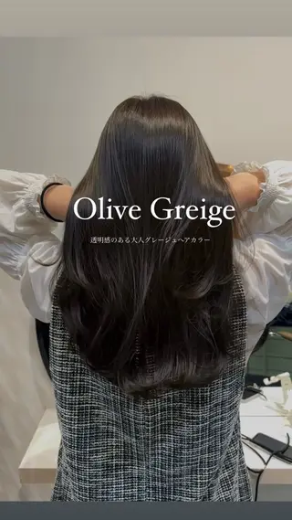 セミロング AYAKA 下北沢suuのヘアスタイル
