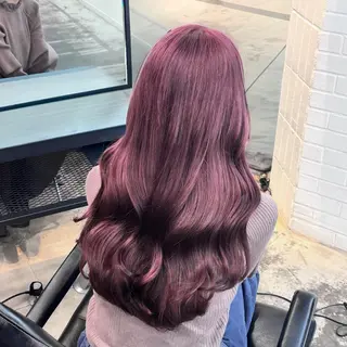 ロング カラー ヘアアレンジ 🎀モテ暖色× エクステ🎀あかりのヘアスタイル