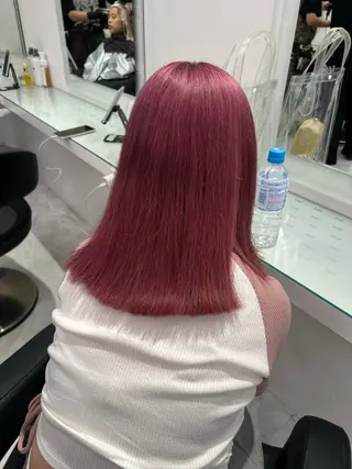 カラー ブリーチなし透明感 💗RYOTAのヘアスタイル