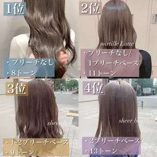 ロング カラー ヘアアレンジ 代表🎀 ふわモテ愛 され髪🩷yumiのヘアスタイル