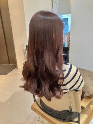 ロング ✨色持ちの良い艶 カラー✨蟹江真世のヘアスタイル