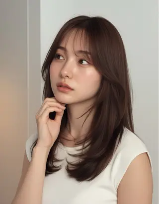 セミロング カラー ヘアアレンジ リベルテ所属・♦️最強の似合わせ ♦️店長/高橋のヘアスタイル