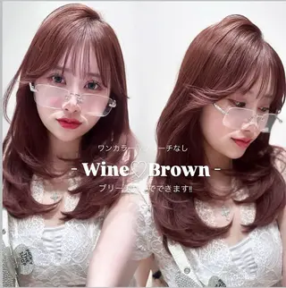 セミロング Hazuki/ 韓国ヘア🇰🇷のヘアスタイル