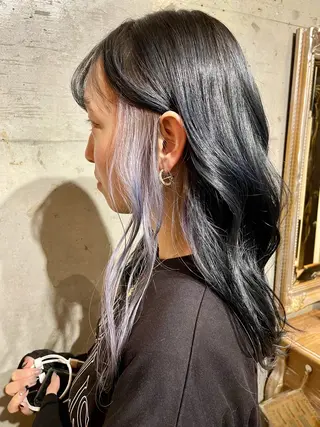 ロング 坂本 勇将のヘアスタイル