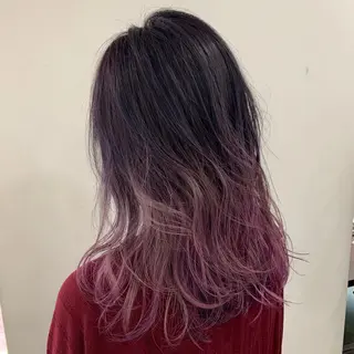 セミロング カラー 薄田 珠美のヘアスタイル