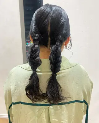 カラー ヘアアレンジ 増井 彩乃のヘアスタイル