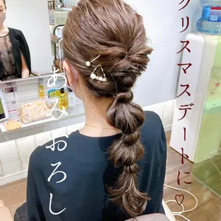 ヘアアレンジ 韓国カラーお任せ❤️ アサコサユリ🎀の眉毛・アイブロウイメージ