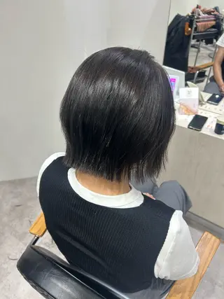 ミディアム カラー ヘアアレンジ ボブ /ニュアンス/ satomi🧸💖のヘアスタイル