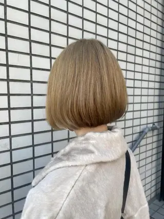 カラー パーマ/ボブ/ 佐々木翔のヘアスタイル