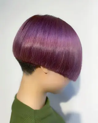 ショート 神パーマ&ツヤ髪 黒田ダイのヘアスタイル