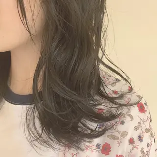 ミディアム カラー 宮澤 タケル ミディアムヘアのヘアスタイル