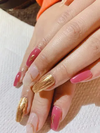 ロング shandy nailのネイルデザイン
