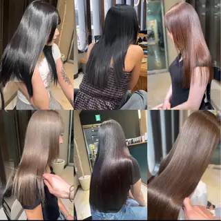 ロング 💖艶ハイトーン髪質 改善💖ケンシンのヘアスタイル