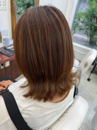 ミディアム Rapt.HAIR 中村 知里のヘアスタイル