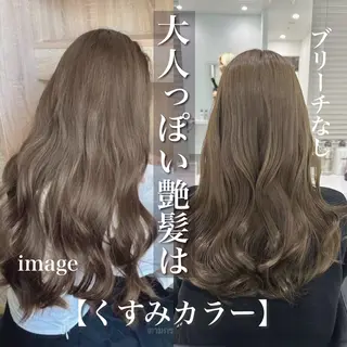 セミロング カラー ♡上品韓国髪♡ブラ ウン/SAYATOのヘアスタイル