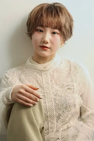 ショート いりえ しゃけのヘアスタイル