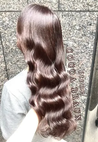 ロング さくら/似合わせレ イヤー/艶カラー🖤のヘアスタイル
