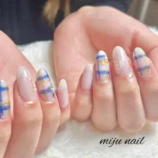 ネイル ❁miju nail 大人上品/自爪育成のネイルデザイン
