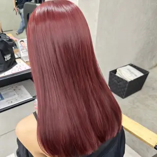 セミロング カラー パーマ ヘアアレンジ メンズ mona/ ストレートスタイル✨のヘアスタイル