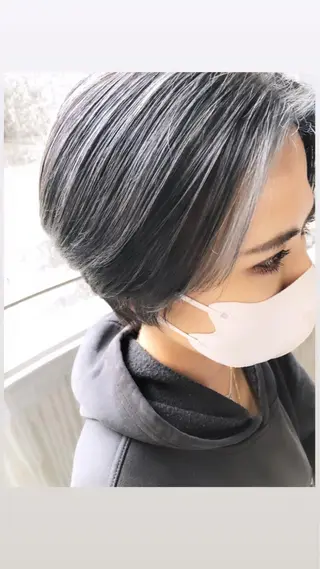 ショート カラーアンドケアリタ kitamuuuのヘアスタイル