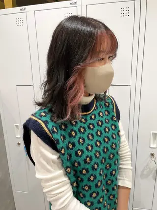 カラー 河原 楓樹のヘアスタイル