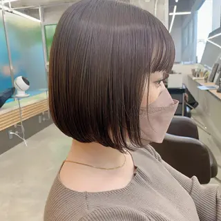 ショート カラー NUMBER_ ユイナのヘアスタイル