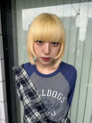 セミロング カラー 💫miyu💫デザ インカラー/アレンジのヘアスタイル