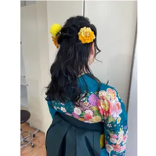 ロング ヘアアレンジ 🦋エクステ/透明感 カラー🦋宮川莉央のヘアスタイル