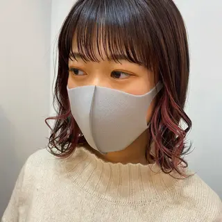 ショート カラー 🪭risa 暖色/レイヤー🪭のヘアスタイル