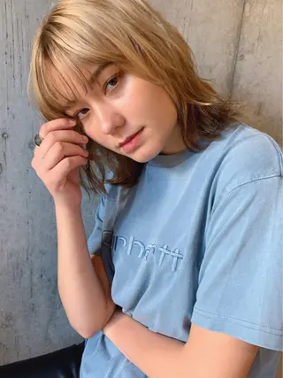 ミディアム 透明感カラー🌿ボブ ✨飛田　ケイのヘアスタイル
