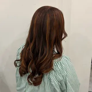 ロング カラー ヘアアレンジ SHIAN 立川 🍑すずかのヘアスタイル