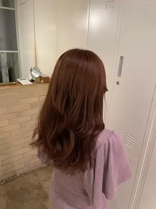 ミディアム 艶髪カラー😊 西久保光✂️のヘアスタイル