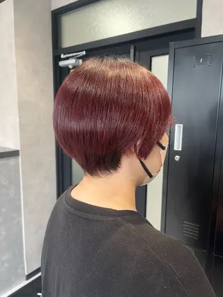 ショート カラー 《.Xian》ナツミ /ボブ/顔周りカットのヘアスタイル