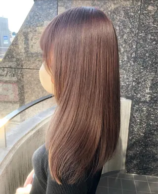 ミディアム カラーアンドケアリタ kitamuuuのヘアスタイル